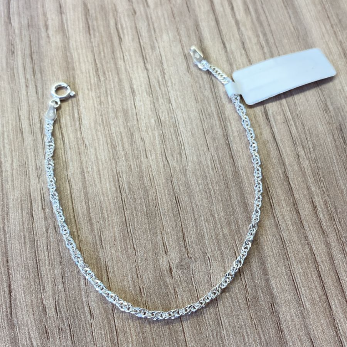 Pulseira Elo Torcido em Prata 925 – 18cm