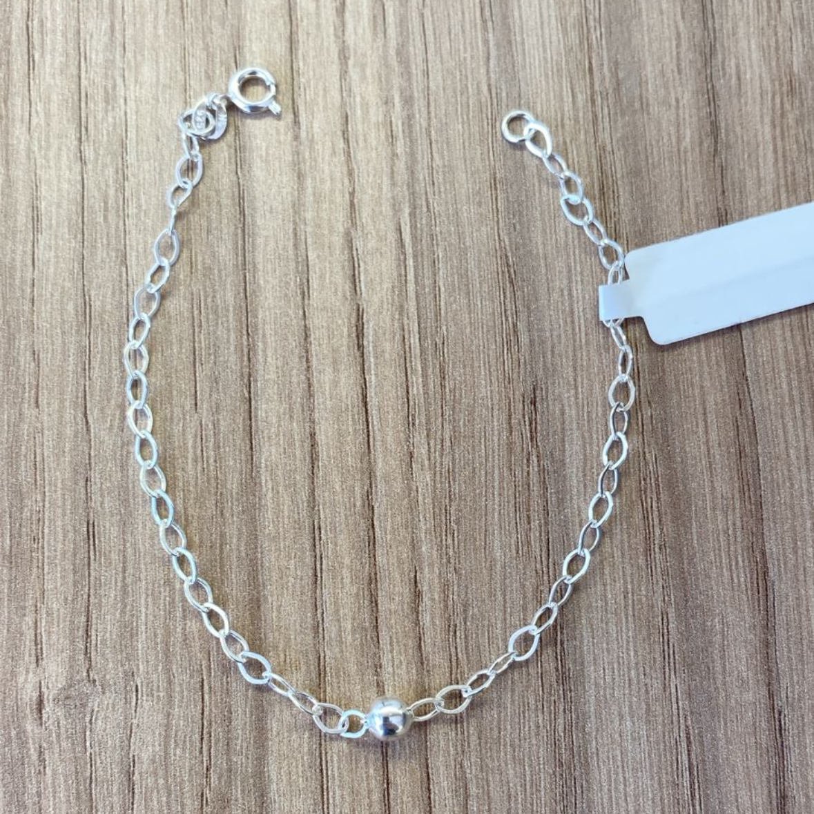 Pulseira Bolinha em Prata 925
