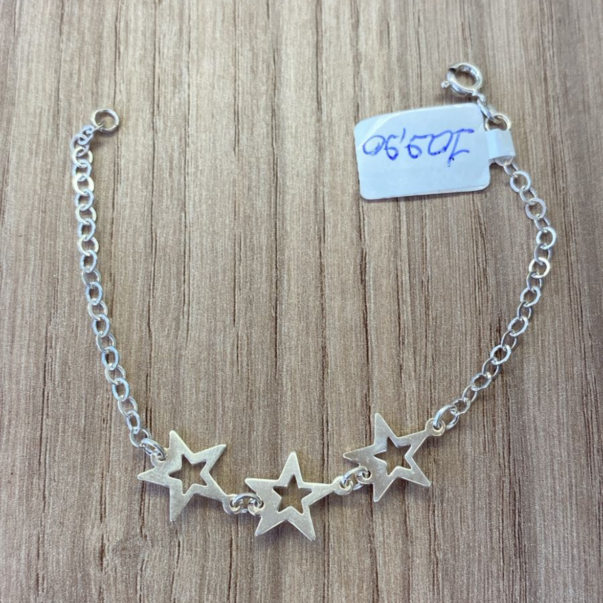 Pulseira Três Estrelas em Prata 925