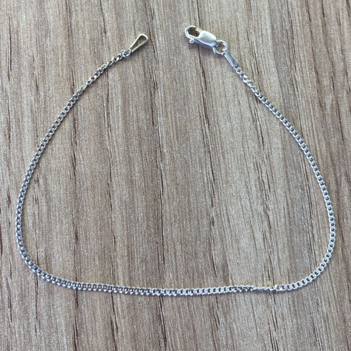 Pulseira Groumet Delicada em Prata 925