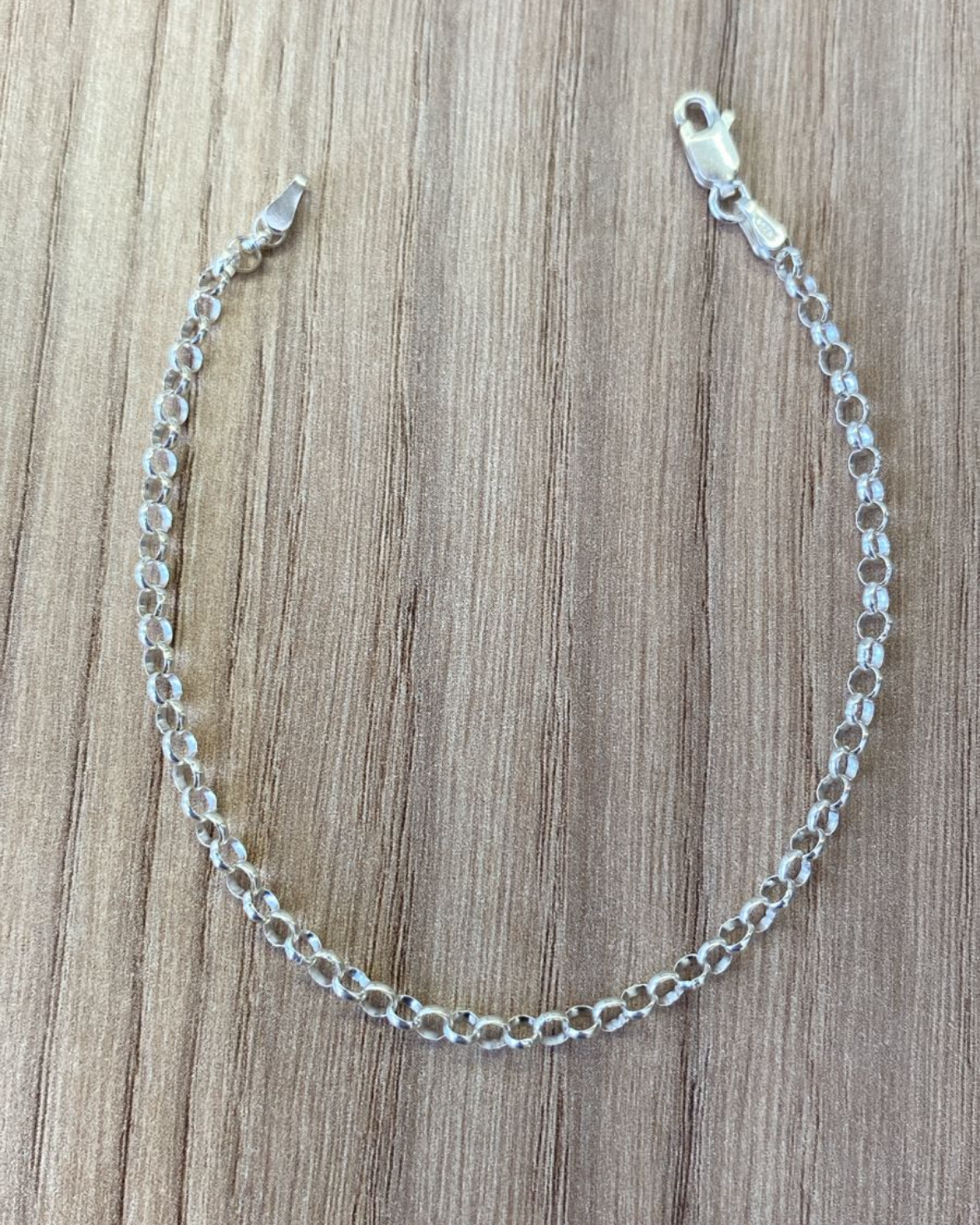 Pulseira Elo Português em Prata 925