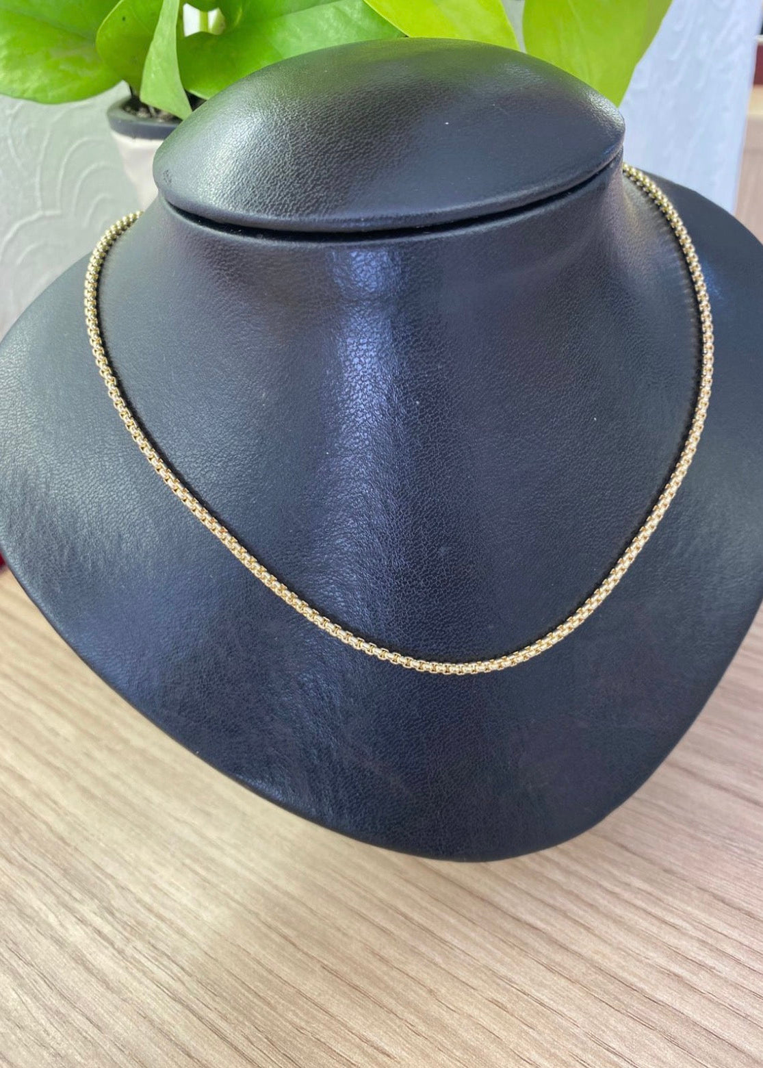Corrente Clássica Banhada a Ouro – 45cm