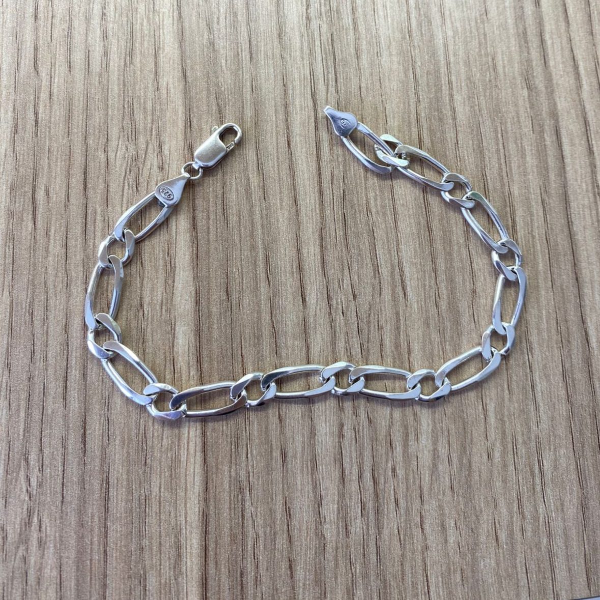 Pulseira 1x1 em Prata 925