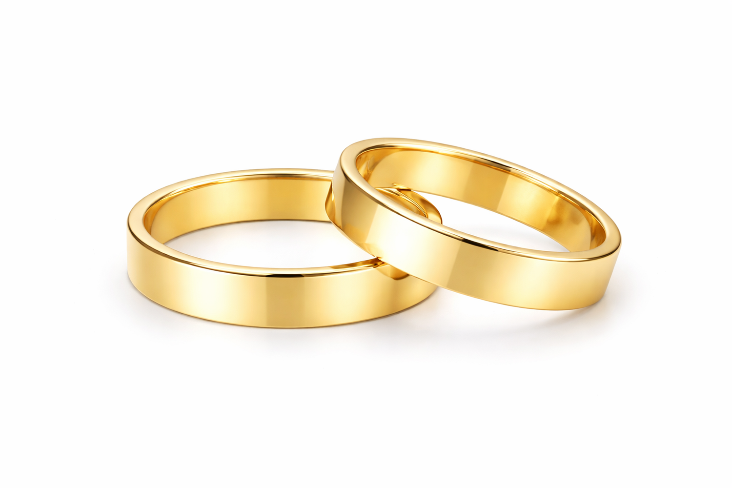 Alianças de Ouro 18k – Modelos para Casamento e Compromisso