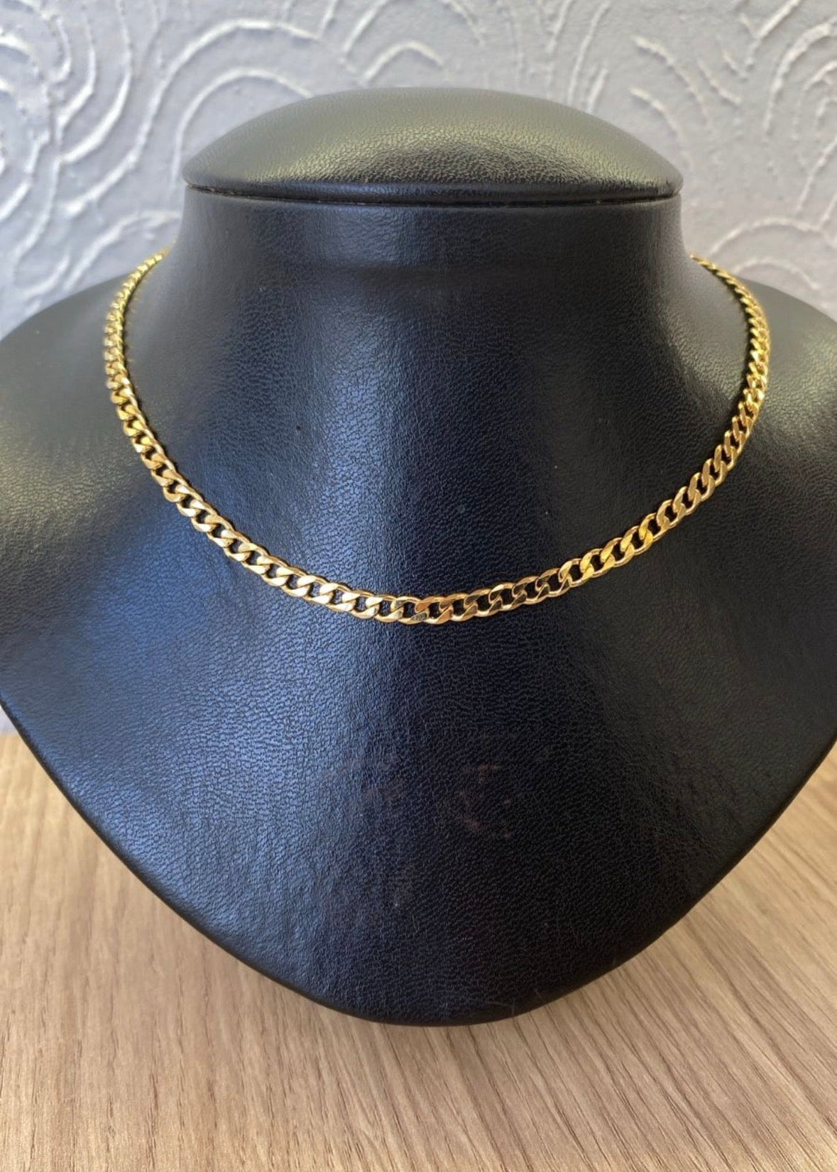 Corrente Groumet 60cm Banhada a Ouro