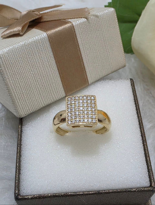 Anel chuveirino Dubai Square Luxo- Moeda antiga