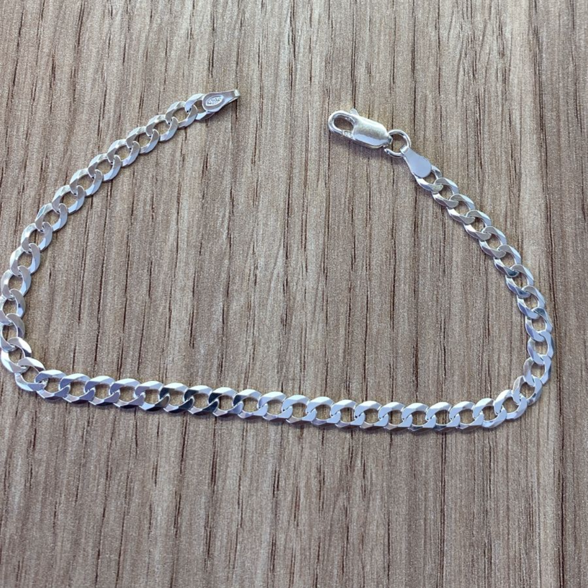 Pulseira Groumet em Prata 925