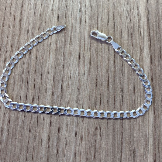 Pulseira Groumet em Prata 925