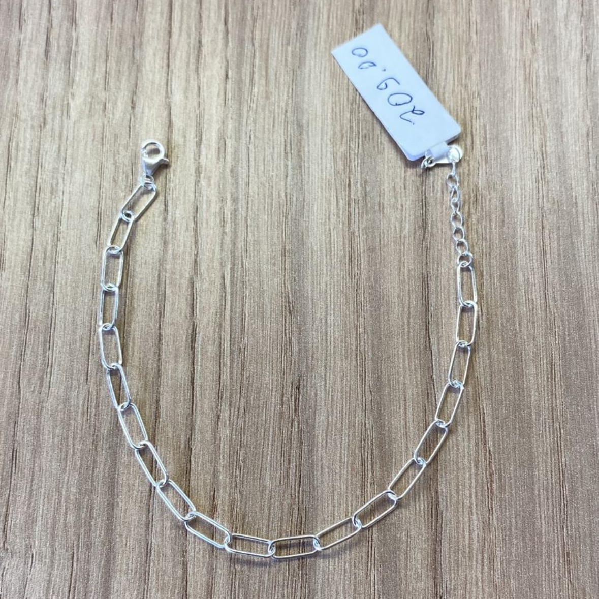 Pulseira Elo Retangular em Prata 925 –
