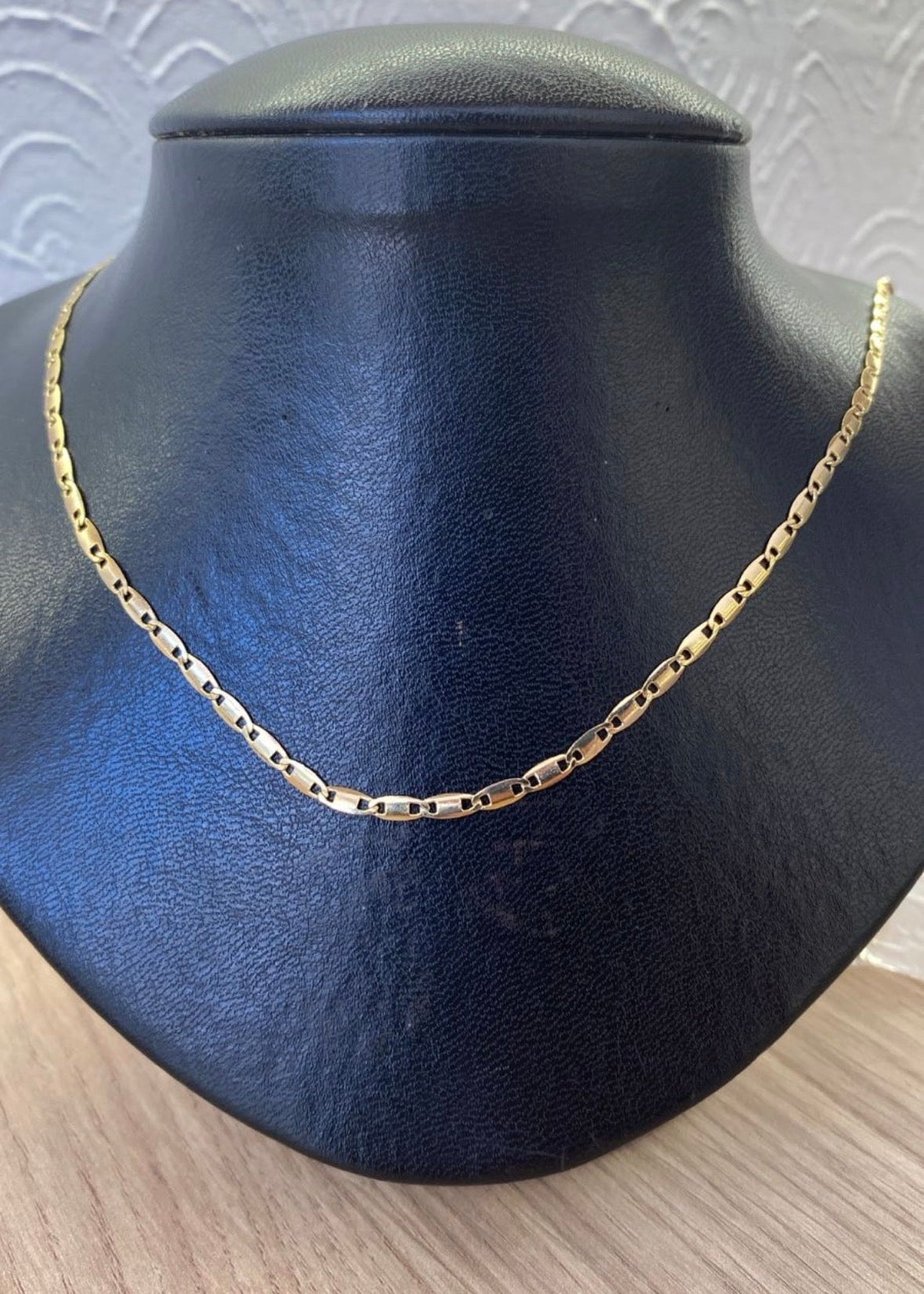 Corrente Piastrini Banhada a Ouro – 60cm