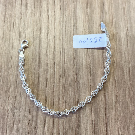 Pulseira Elo Trabalhado em Prata 925 – 19cm