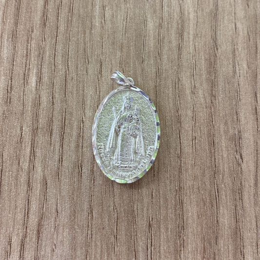 Pingente Medalha Nossa Senhora da Lapa- Religiosa em Prata 925