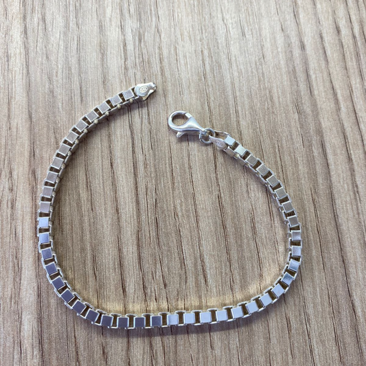 Pulseira Veneziana em Prata 925