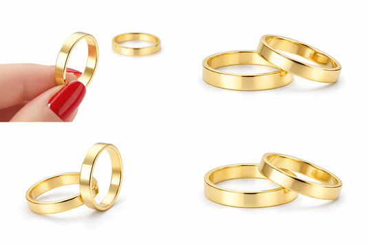 Aliança de Ouro 18k 4mm – Clássica e Atemporal