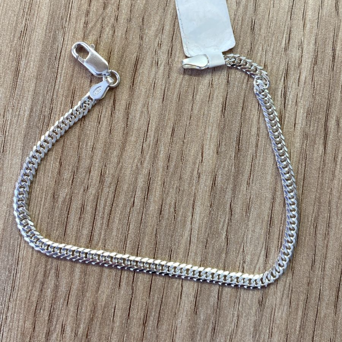 Pulseira Groumet em Prata 925